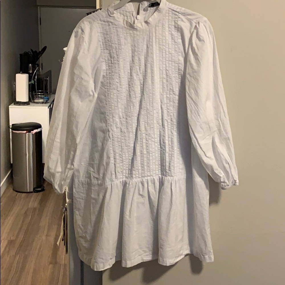 Long sleeve mini dress